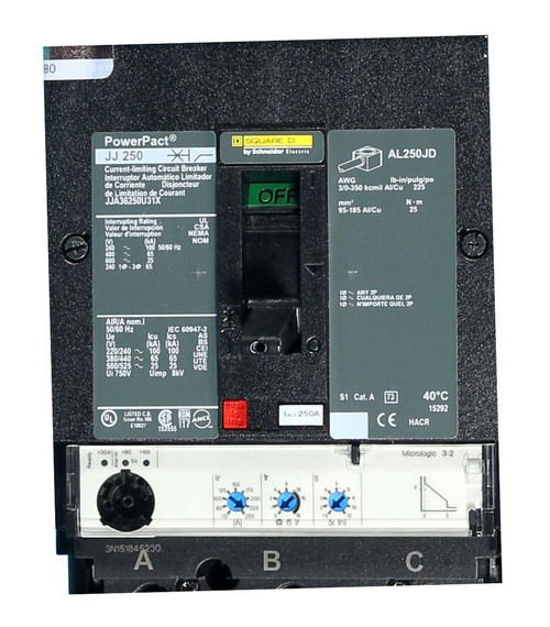 れじ RJF36250 - Circuit breaker, PowerPacT R, 2500A, 3 pole