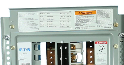 PRL1a 100A Panel Board, 3-Phase Main Breaker PRL1a 100A Panel Board, 3-Phase Main Breaker