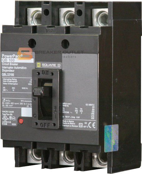 QDL32225 25kA PowerPact QD frame from Square D - Breaker Outlet