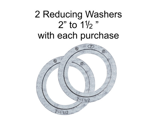 Reducing Washer
2" to 1-1/2" Reducing Washer
2" to 1-1/2"