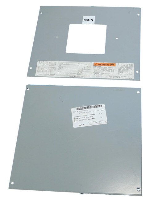 Dead-Front Cover w/Main 225A Main Breaker Dead-Front
2-Pcs Dead-Front Cover w/Main 225A Main Breaker Dead-Front
2-Pcs