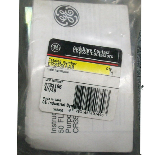 CR353XAAB
New Auxiliary Contact CR353XAAB
New Auxiliary Contact