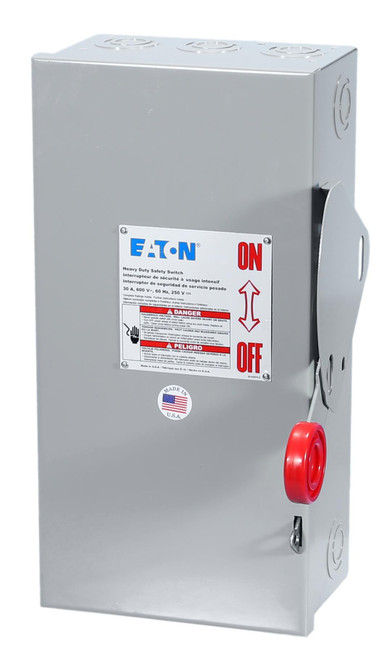 DH221NGK 30A Fusible Indoor Safety Switch 2 Pole -New