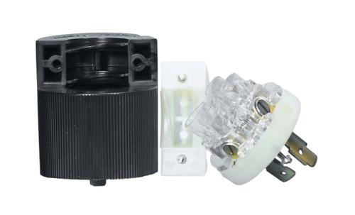 Prise électrique Hubbell HBL23CM11 Mâle + HBL23CM13 Femelle - 20A 125V - Occasion - Pour Bricoleurs