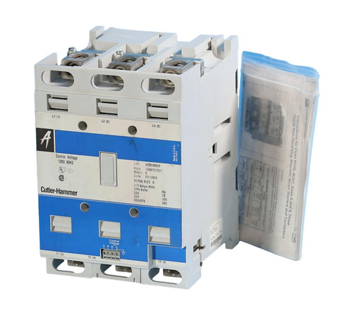 W201K5CF
Size-5 Contactor, New W201K5CF
Size-5 Contactor, New