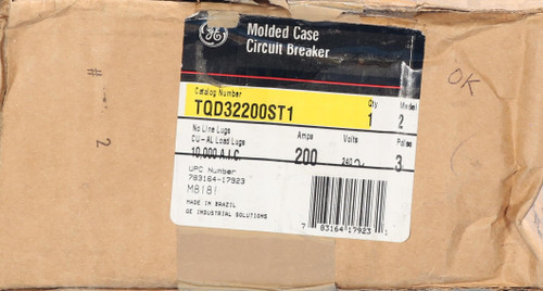 TQD32200ST1
w/120V Shunt
Brand New TQD32200ST1
w/120V Shunt
Brand New