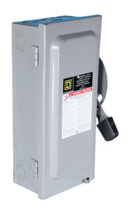 D222N 60A Single Phase Fusible Safety Switch w/Neutral - Breaker