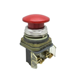 Re-certified 30mm RED 800T-D2R Mushroom Head Contact Push Buttons