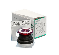 Square D 9001SKR9R 30MM Mushroom Pushbutton – Red, NEMA, New In Box USA Stock