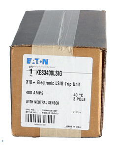 KES3400LSIG Electronic Digitrip RMS 310+ Trip LSIG with GFI Eaton