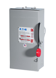 Eaton/Cutler-Hammer DH362FRK Heavy Duty Fusible Safety Switch, 60A 600V, 3-Pole, NEMA 3R