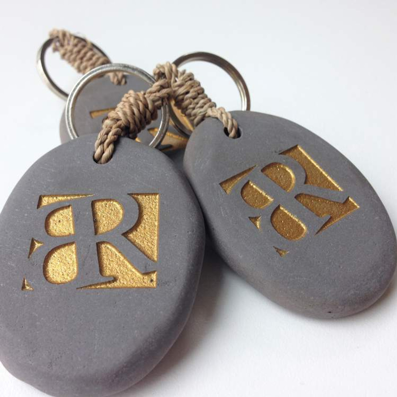 Rock Key Chains, Bulk Discounts - Engraved Stones Direct