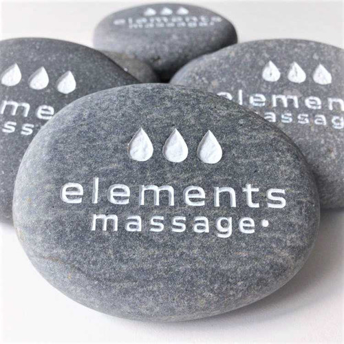 Small Paperweight Stones in Gray
