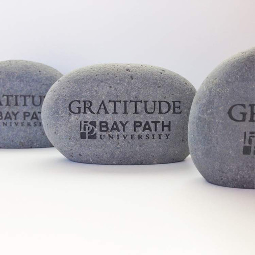 Large Gray Standing Stones Engraved in Black 4"-4.25"