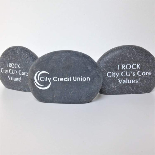 Standing Display Stones in Gray, 3"