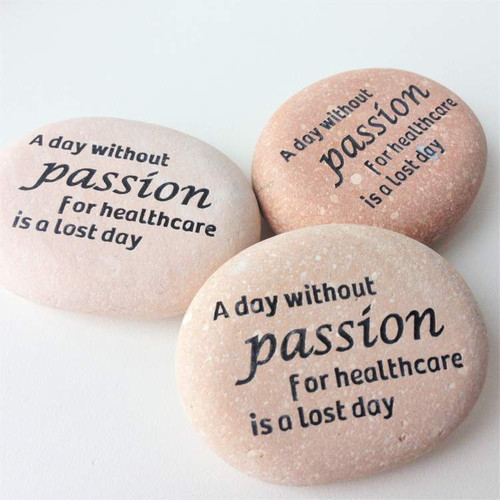 Personalized Rocks in Terracotta Pink, 2"-2.25"