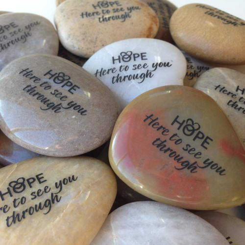 Personalized Event Favors, Polished Stones, 1.5"-2.25"