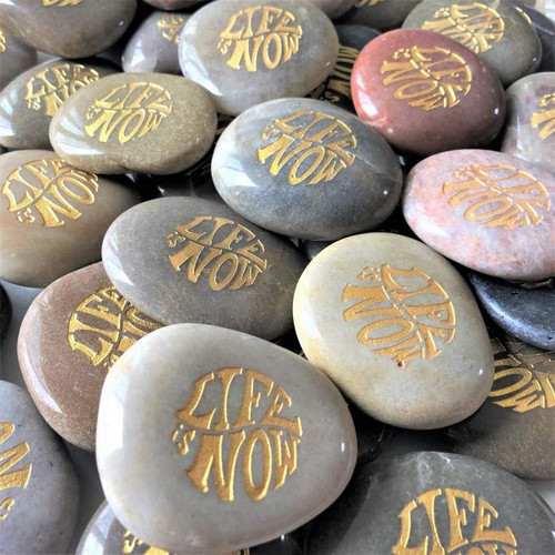 Custom Engraved Rocks Polished with Your Personal Message or Logo