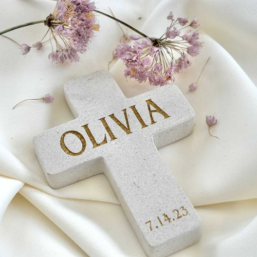 Custom Cross for a Baptism, First Communion or Confirmation Gift