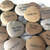 Custom Unpolished River Rocks Engraved in Black, 1.5"-2.25"