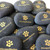 Black Unpolished 1.5"-2.25" River Stones