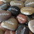 Small Pocket River Stones in White, 1.25"-1.5"