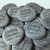 Flat Gray Pocket Rocks in Black, 1.5"-1.75"
