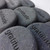 Flat Gray Pocket Rocks in Black, 1.5"-1.75"