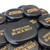 Black Obsidian Custom Engraved Stone, 1.75"