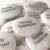 White Jade Custom Engraved Stones, 1.75"