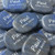 Blue Aventurine Custom Engraved Stones, 1.75"