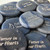 Blue Aventurine Custom Engraved Stones, 1.75"