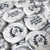 Howlite Custom Engraved Stones, 1.75"