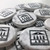 Howlite Custom Engraved Stones, 1.75"