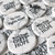 Howlite Custom Engraved Stones, 1.75"