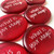 Red Cranberry Sea Glass Beach Stones, 2"-2.25"