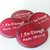 Red Cranberry Sea Glass Beach Stones, 2"-2.25"