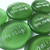 Light Green Sea Glass Beach Stones, 2"-2.25"