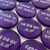 Purple Sea Glass Beach Stones, 2"-2.25"