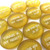 Yellow Sea Glass Beach Stones, 2"-2.25"