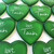 Green Heart Shaped Glass Stones, 1.5"-1.75"