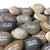 Custom Unpolished River Rocks Engraved in White, 1.5"-2.25"