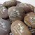 Custom Unpolished River Rocks Engraved in White, 1.5"-2.25"