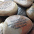 Personalized Polished River Stones in Black, 2.5"-3.25"