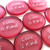Pink Sea Glass Pocket Stones, 1.5"-1.75"