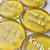 Yellow Sea Glass Pocket Stones, 1.5"-175"