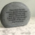 Personalized Bible Verse Engraved Paperweight Stones, 4" Standing or Flat
