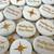 Flat Pocket Cream Rocks in Gold, 1.5" to 1.75"