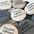 Custom Engraved Natural Unpolished Rocks,  2"-2.25"