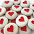 Small Red Heart Stones, 1" -1.25"